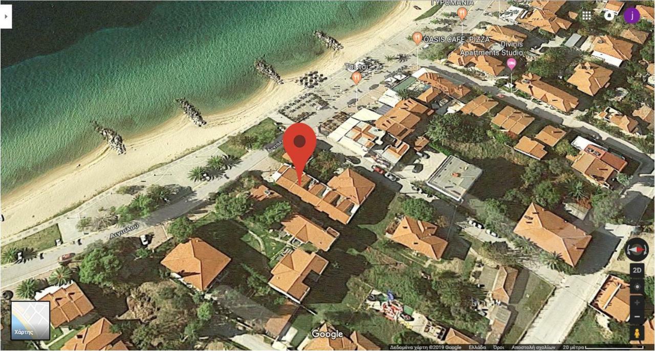 Cute Maisonette No2 On Coastal Sidewalk Nikiti (Sithonia)
